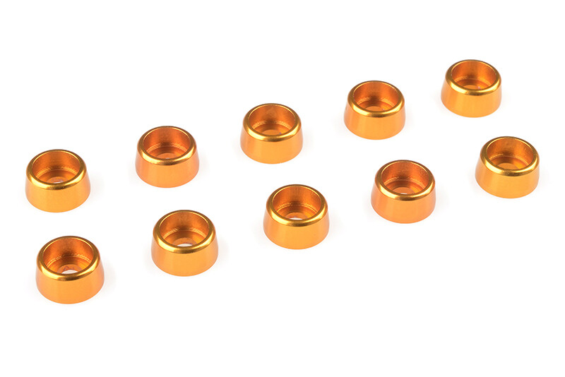 Aluminium Washer voor M3 Socket Head Screws (BD: 8mm) - Goud- 10st afbeelding