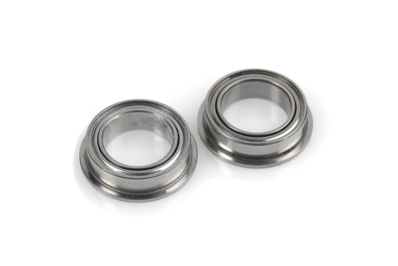 Kogellager Chrome, Rubber dichting, 5X8X2,5 Flanged - MF85-2RS, (4 st) afbeelding