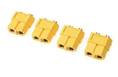 XT60PB goudstekker, man (4 stuks) afbeelding