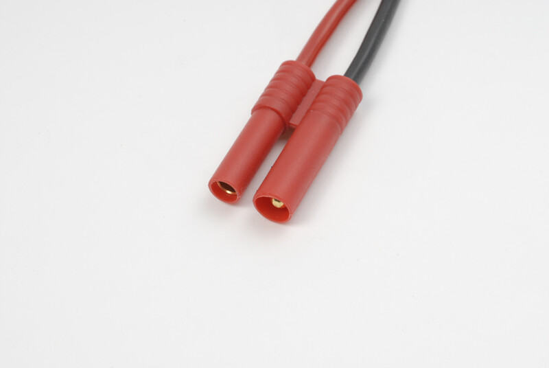 Goudstekker 4.0mm met plastic behuizing & silicone kabel 14awg, vrouw afbeelding