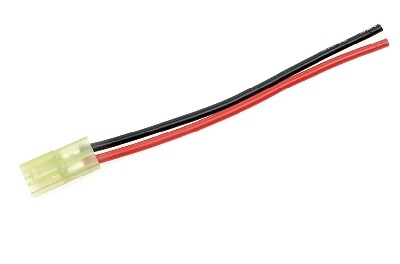 Mini Tamiya stekker met silicone kabel 16awg, vrouw
