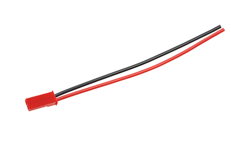 Bec stekker met 10cm silicone kabel 20awg, man afbeelding