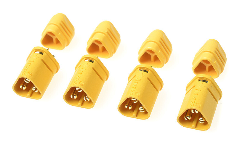 MT30 3-polige goudstekker, man (4 stuks) afbeelding