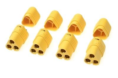 MT60 3-polige goudstekker, man (4 stuks) afbeelding