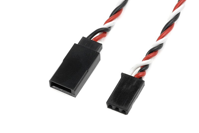 Verlengkabel "verdrild" Futaba, 22AWG, 90cm (1st) afbeelding