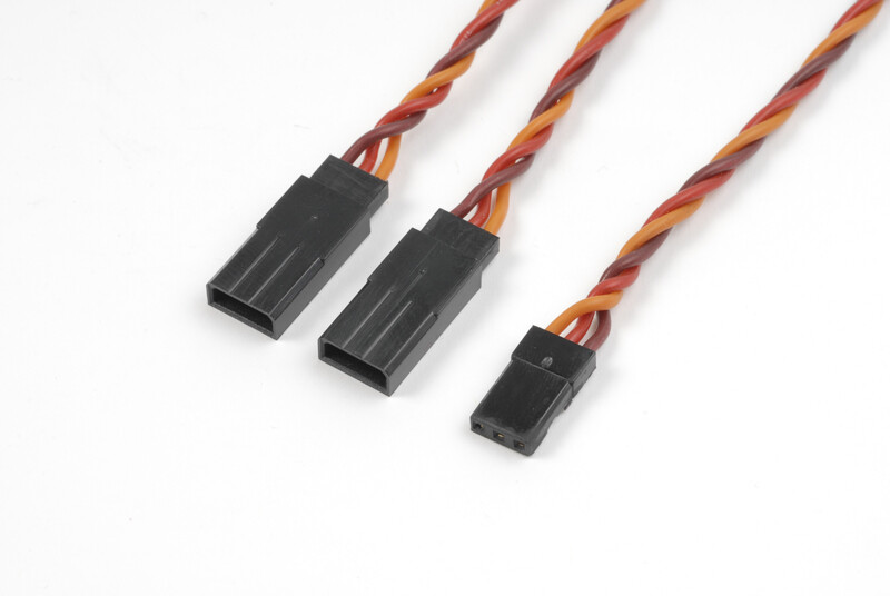 Y-kabel "verdrild" JR/Hitec, 22AWG, 15cm (1st)