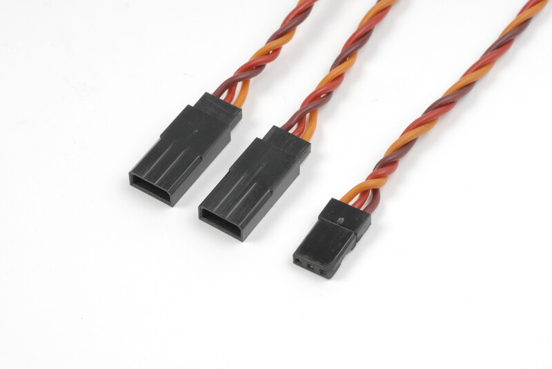 Y-kabel "HD silicone verdrild" JR/Hitec, 22AWG, 15cm (1st)