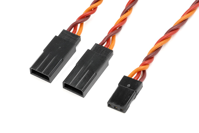 Y-kabel "HD silicone verdrild" JR/Hitec, 22AWG, 30cm (1st) afbeelding