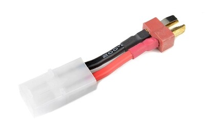 Conversie kabel Tamiya Man > Deans Man, silicone kabel 14AWG (1st) afbeelding