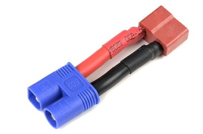 Conversie kabel Deans Man > ECX man met silicone kabel 12AWG afbeelding