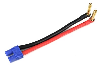 Conversie kabel Bullit 4mm Gold > EC3 Man met silicone kabel 12AWG (12cm) afbeelding