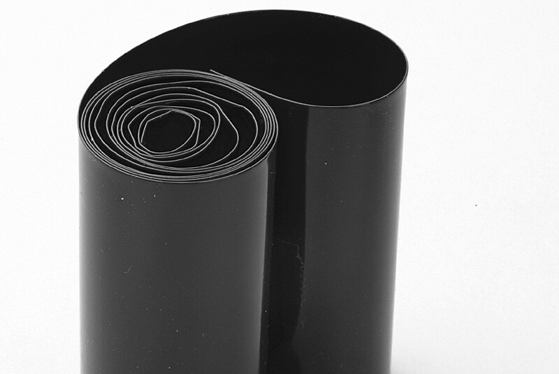 Krimpkous 70mm, Zwart (1m) afbeelding