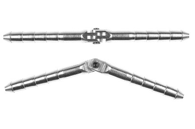 Aluminium stiftscharnier - Dia. 4.5x70mm - Fixed - 2 st afbeelding