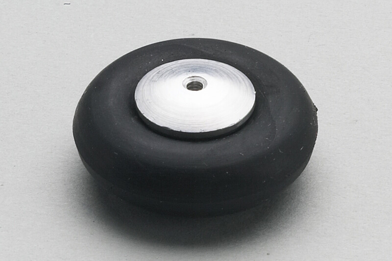 Staartwiel 19mm, aluminium velg afbeelding