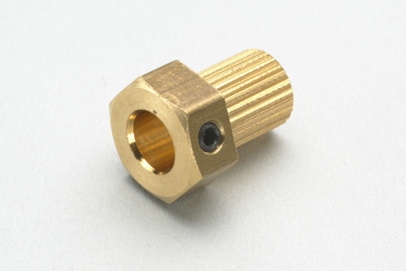 Kruiskoppeling adapter voor 6mm as afbeelding