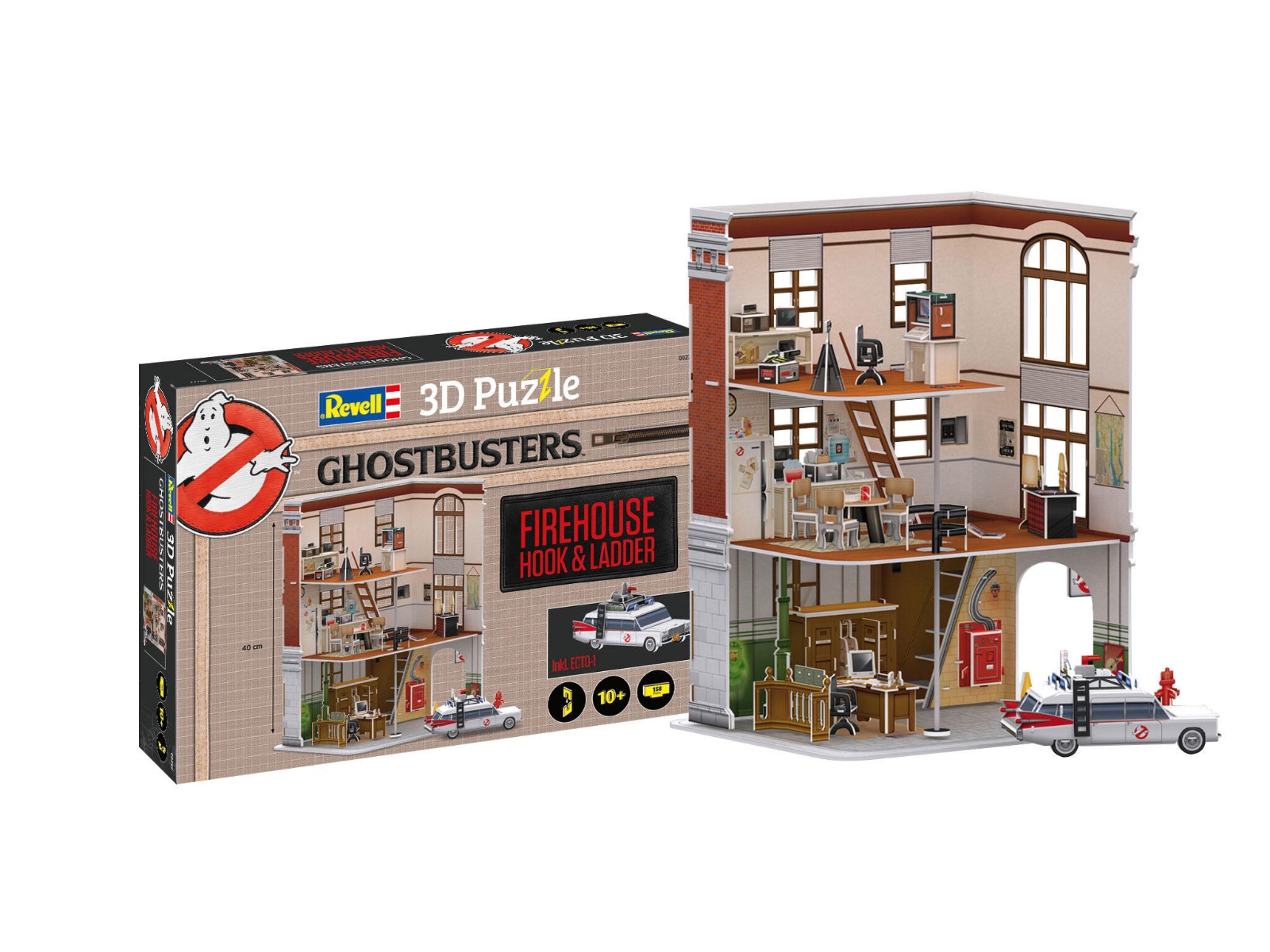 Revell 3D Puzzle Ghostbusters Firehouse Hook & Ladder afbeelding