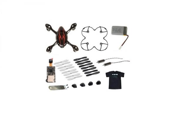 Hubsan X4C voordeelpakket met T-Shirt in maat L (voor V2 quadcopter met camera)