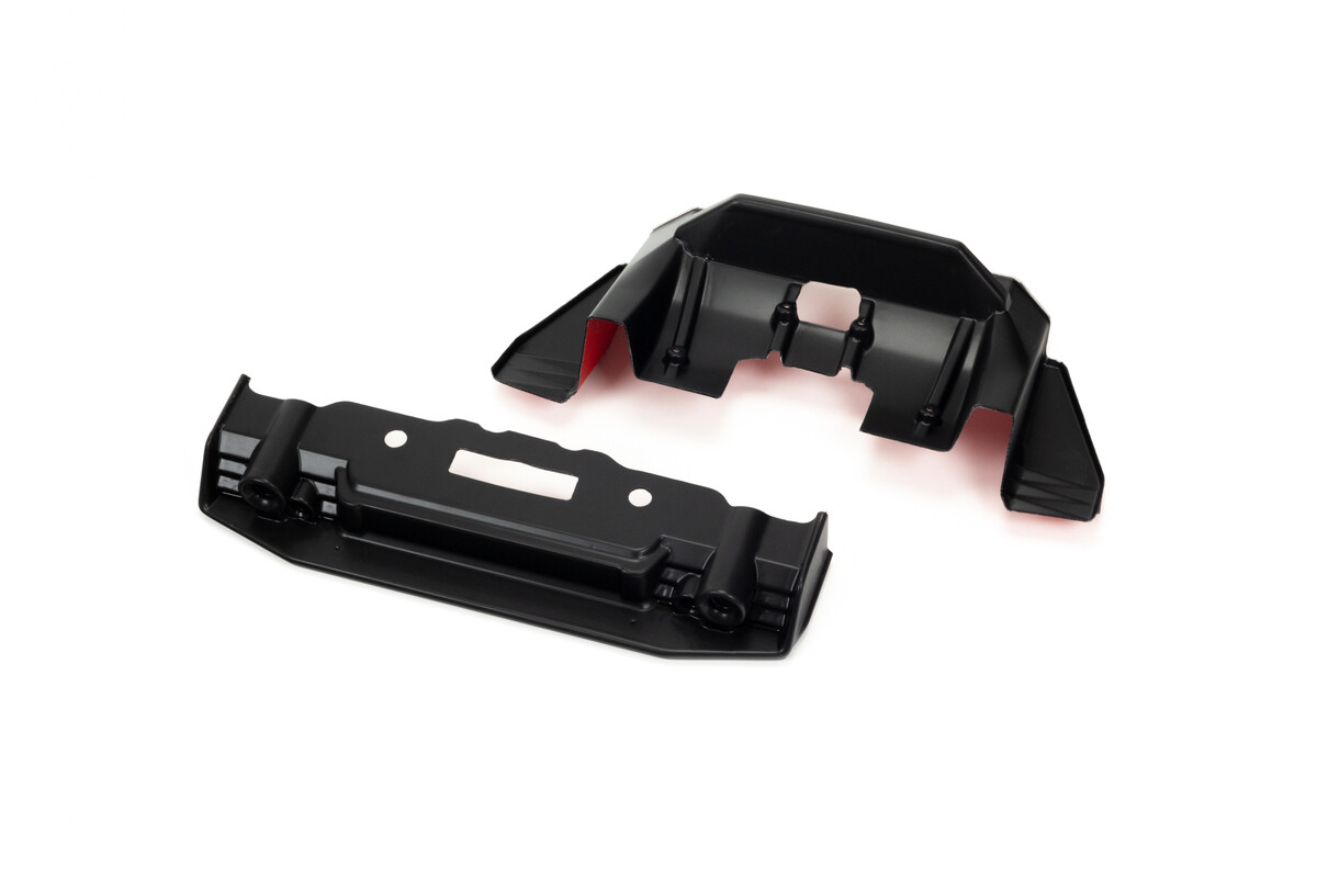 FELONY Painted Splitter And Diffuser Black/Red (ARA410008) afbeelding
