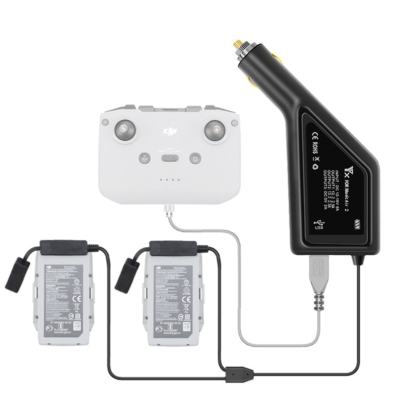 Auto lader voor de DJI Mini 2 Auto lader voor de DJI Mini 2