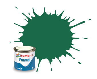 Humbrol Enamel NR.30 Dark Green Matt- 14ml afbeelding