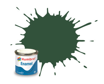 Humbrol Enamel NR.78 Cockpit Green Matt- 14ml afbeelding
