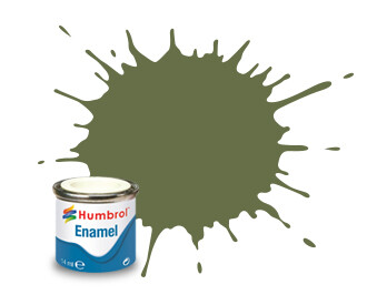 Humbrol Enamel NR.80 Grass Green Matt - 14ml afbeelding