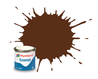 Humbrol Enamel NR.160 German Cam Red Brown Matt - 14ml afbeelding