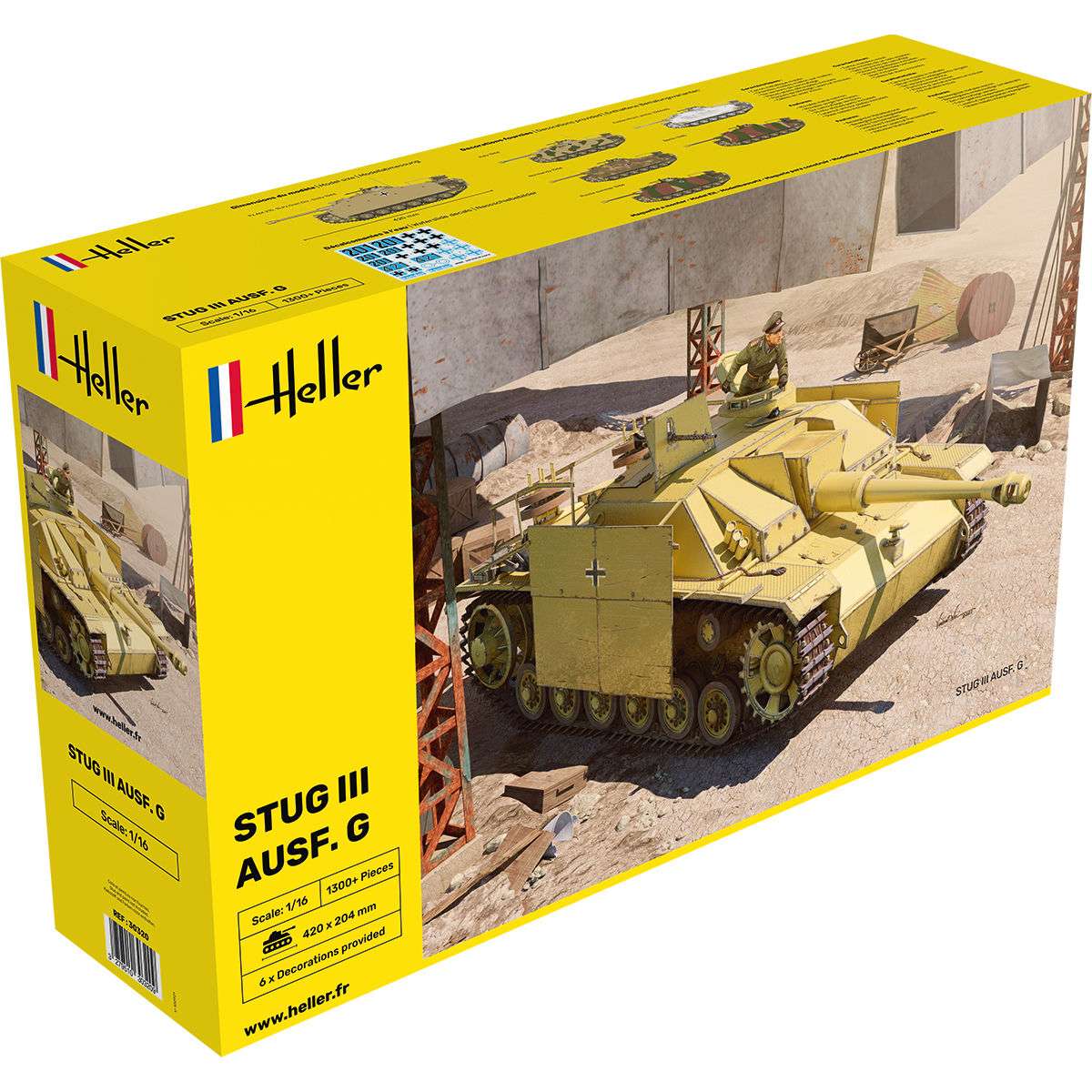 Heller 1/16 Stug III Ausf. G afbeelding