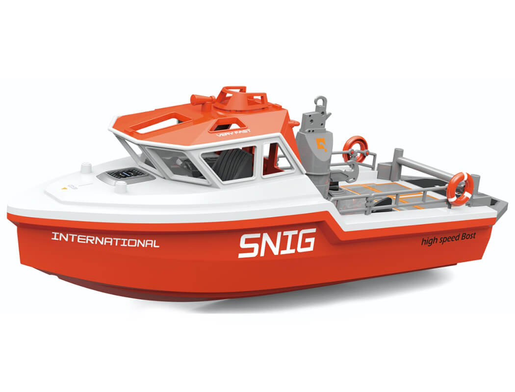 Heng Long Snig Rescue brushless boot 320mm RTR - Wit