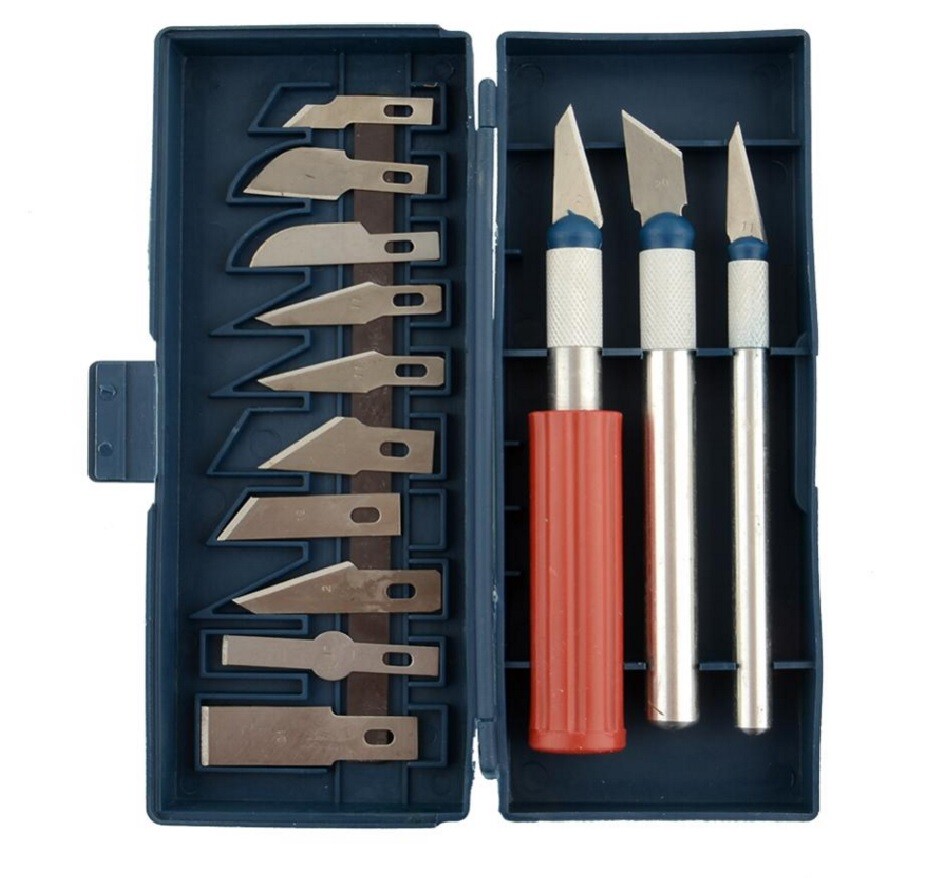 13 Delige messen set inclusief opbergdoos