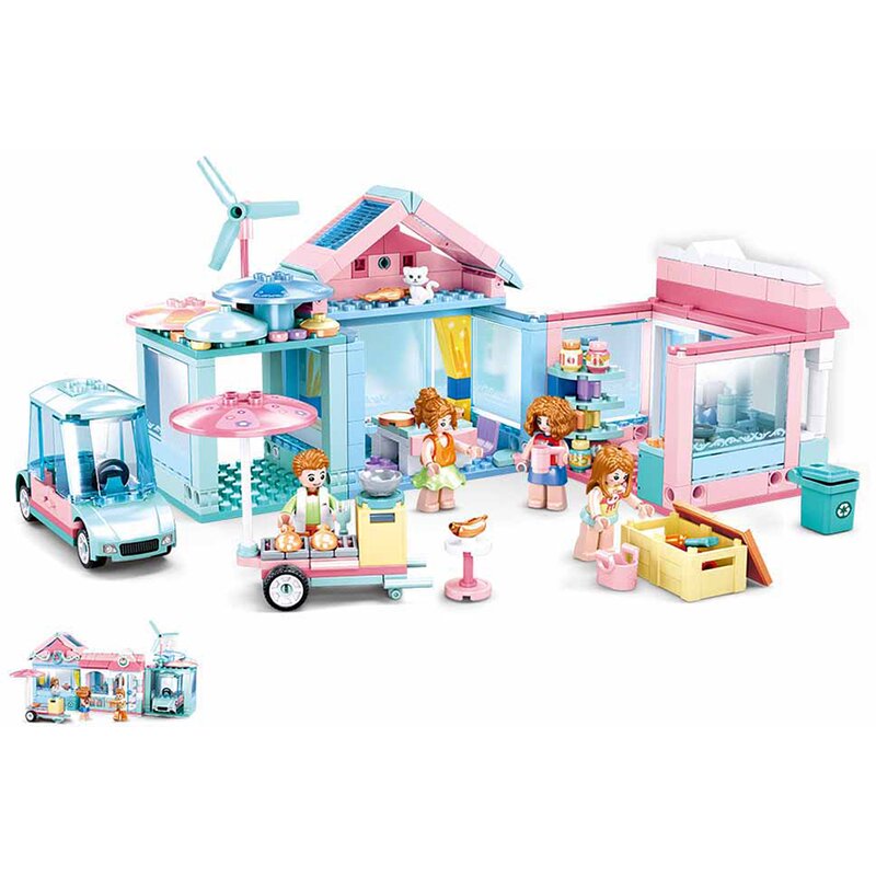 Sluban House with Garden (Girl's Dream) bouwstenen set