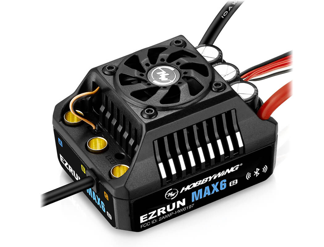 Hobbywing EZRun Max6 G2 200A brushless regelaar