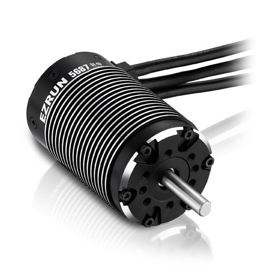 Hobbywing EZRun 1/5th & 1/6th SL 5687-1100KV Motor, Zwart