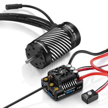 Hobbywing Combo XR8 Pro G3 regelaar + 3652SD 4500KV Motor
