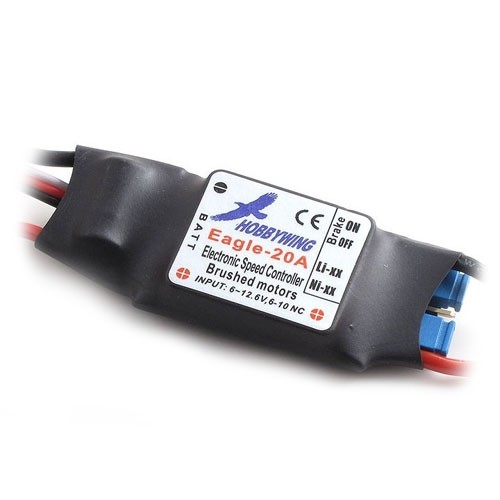 Hobbywing Eagle 20A Speed Controller (brushed motor) afbeelding