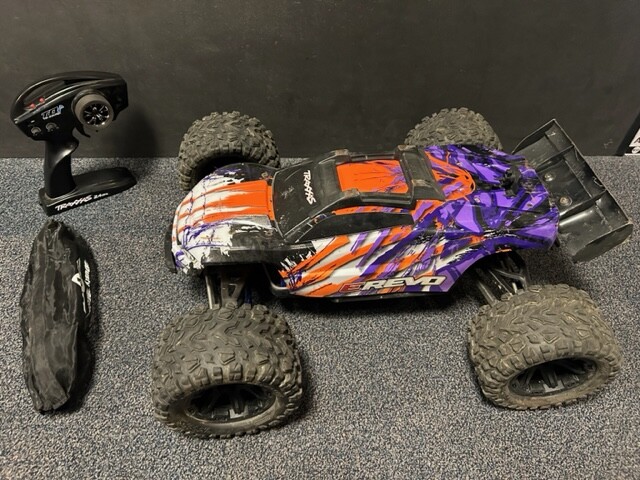 Tweedehands Traxxas E-Revo VXL Paars afbeelding