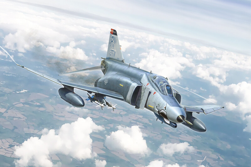 1:72 Italeri 1448 F-4E/F Phantom II Plastic kit