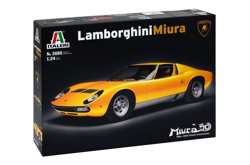 Italeri - 1/24 Lamborghini Miura afbeelding