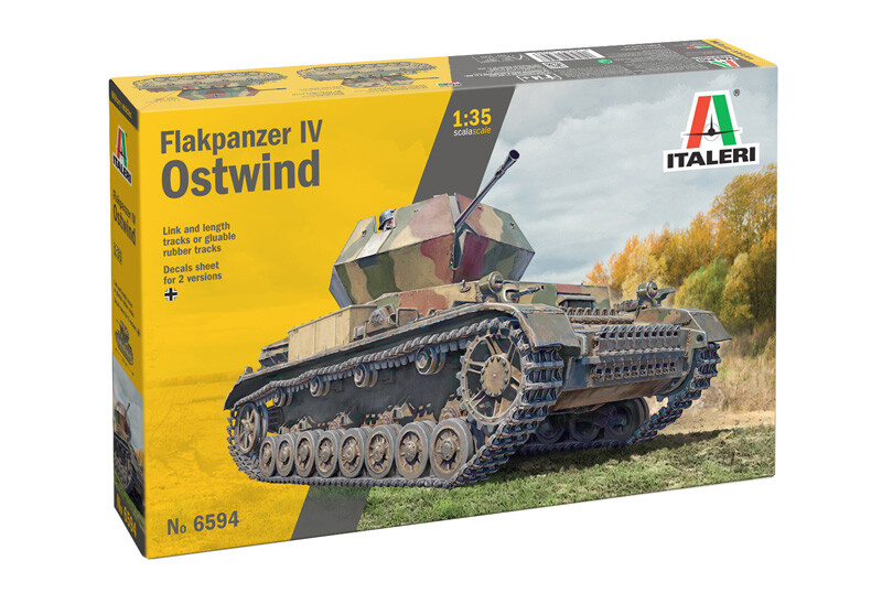 1:35 Italeri 6594 Flakpanzer IV Ostwind Plastic kit