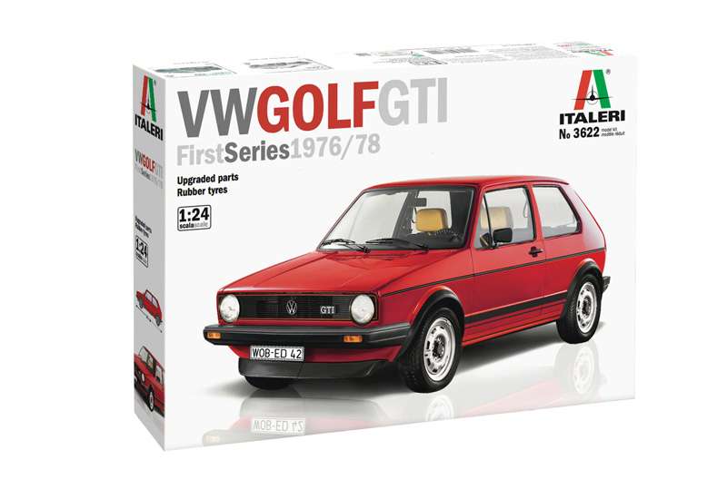 1:24 Italeri 3622 Volkswagen Golf GTI First Series 1976/78 Car Plastic kit