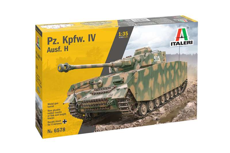 Italeri 1/35 Pz. Kpfw. IV Ausf. H afbeelding