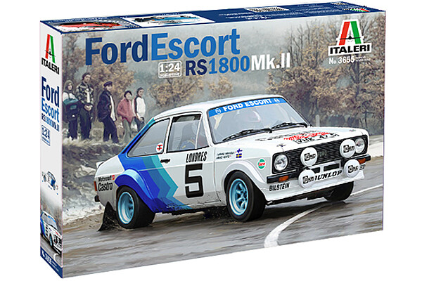 Italeri 1/24 Ford Escort RS1800 Mk.II afbeelding