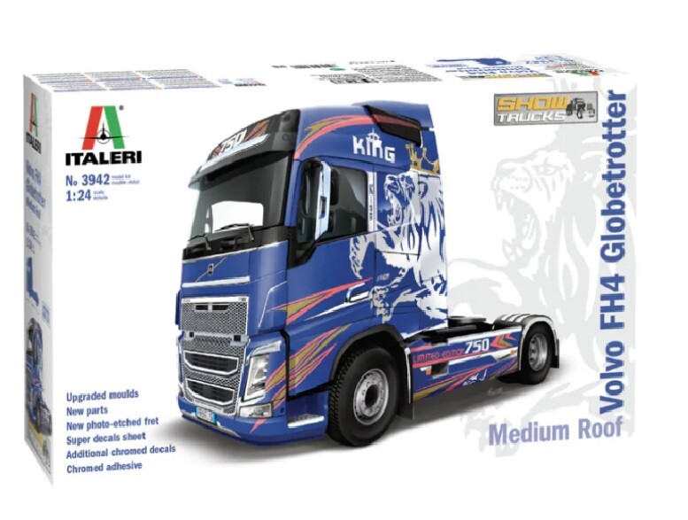 Italeri 1/24 Volvo FH Globetrotter afbeelding