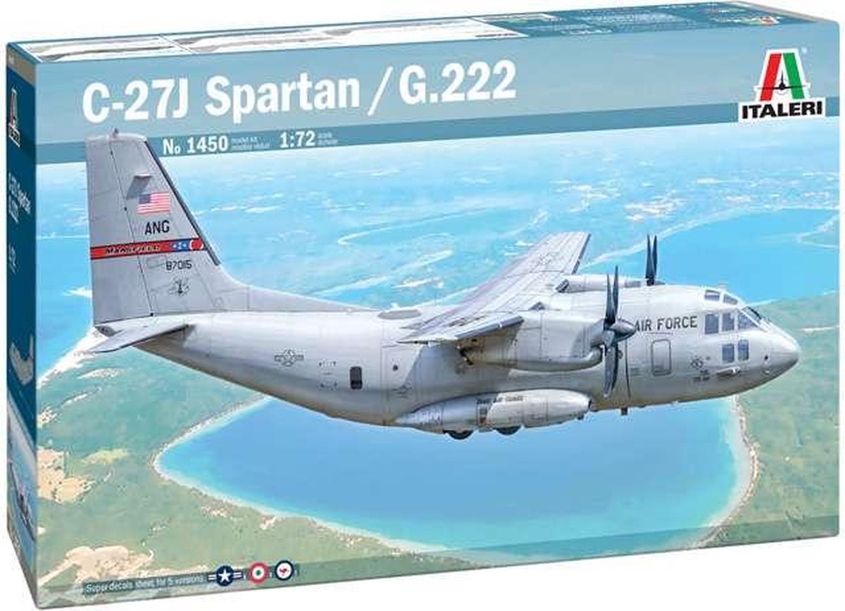 Italeri 1/72 C-27J Spartan / G.222 afbeelding