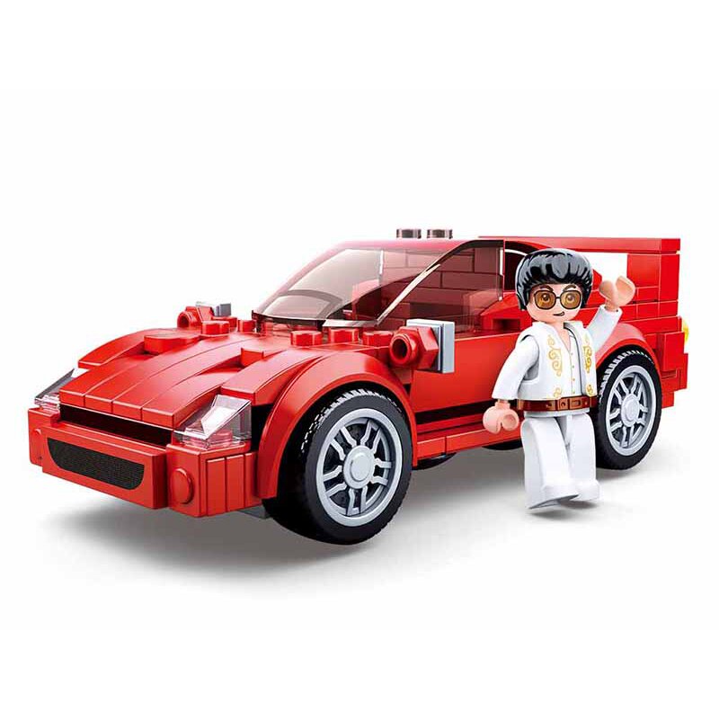 Sluban Italian Sports Car bouwstenen set afbeelding