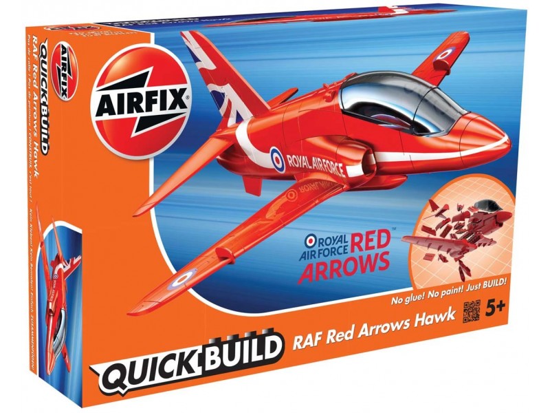 Airfix Quickbuild RAF Red Arrows Hawk afbeelding