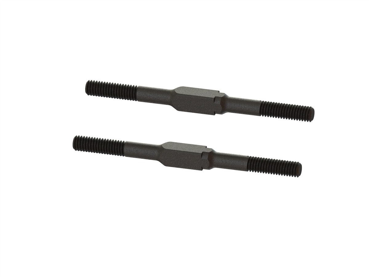 Steel Turnbuckle M4X60MM (Black) (2pcs) (ARA330601)