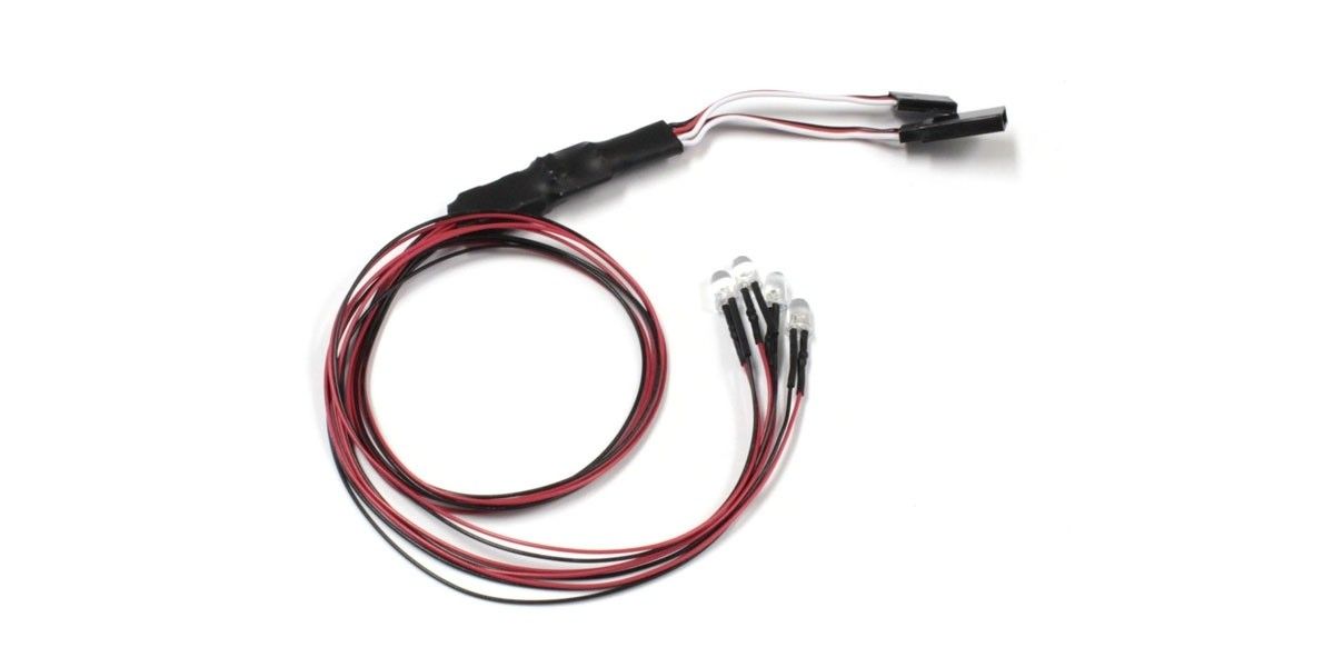 Kyosho - LED Light Unit (Diam=5/L=400/Clear/4 Bulbs)