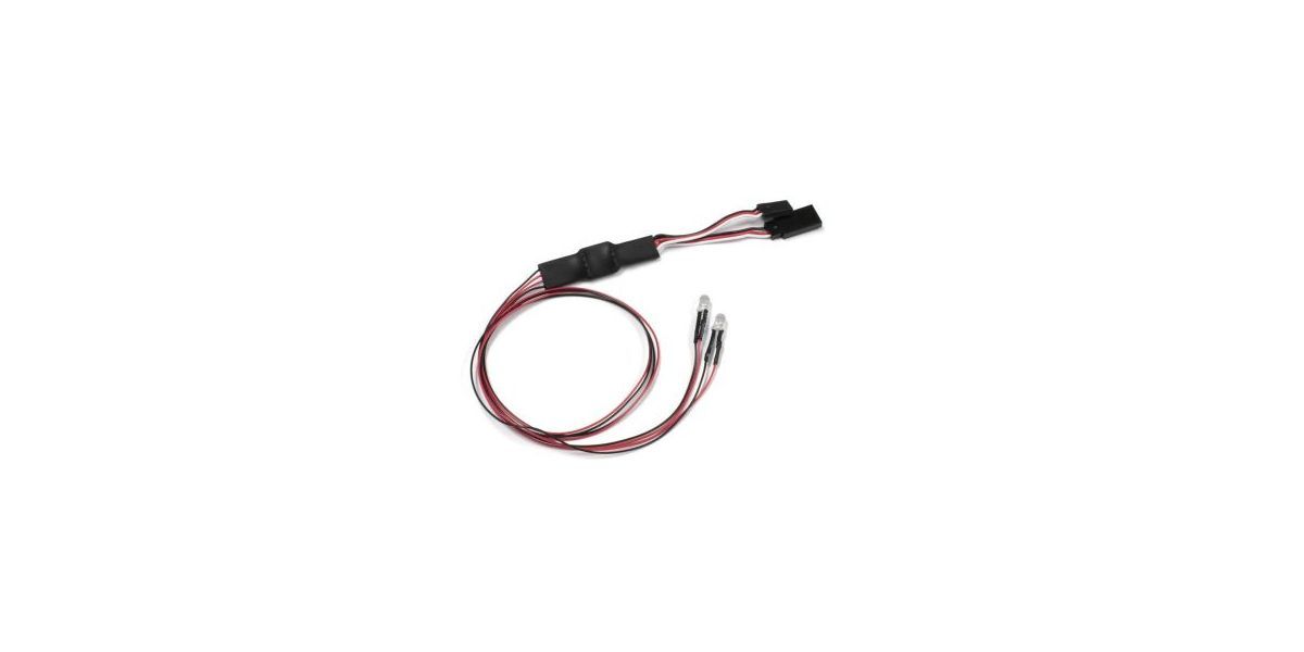 Kyosho - LED Light Unit Diam=5/L=400/Red (4 Bulbs)