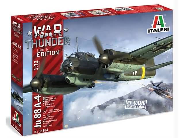 Italeri 1/72 JU88A-4 War Thunder Limited Edition